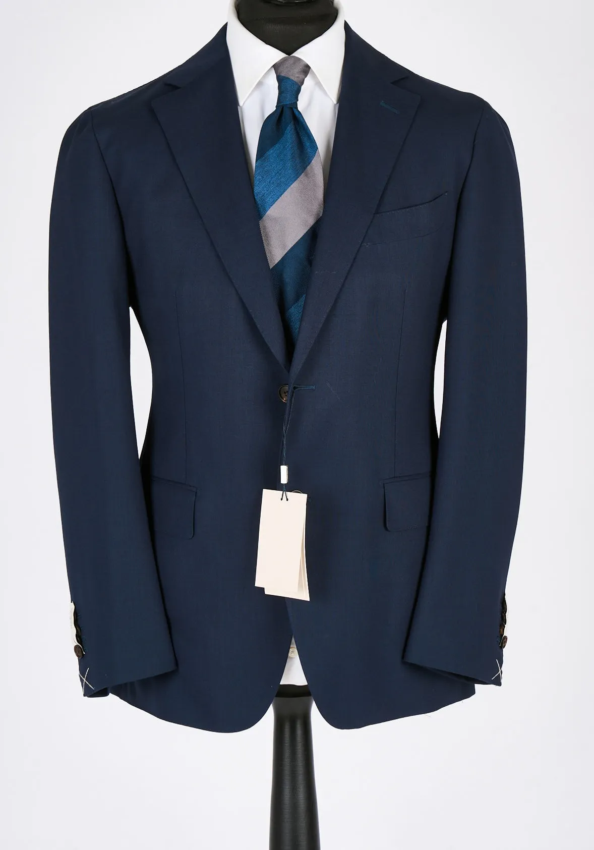 New Suitsupply Havana Navy Pure Wool Unlined Traveller Suit - All Sizes and Separates Available (Buy One Size Up!)