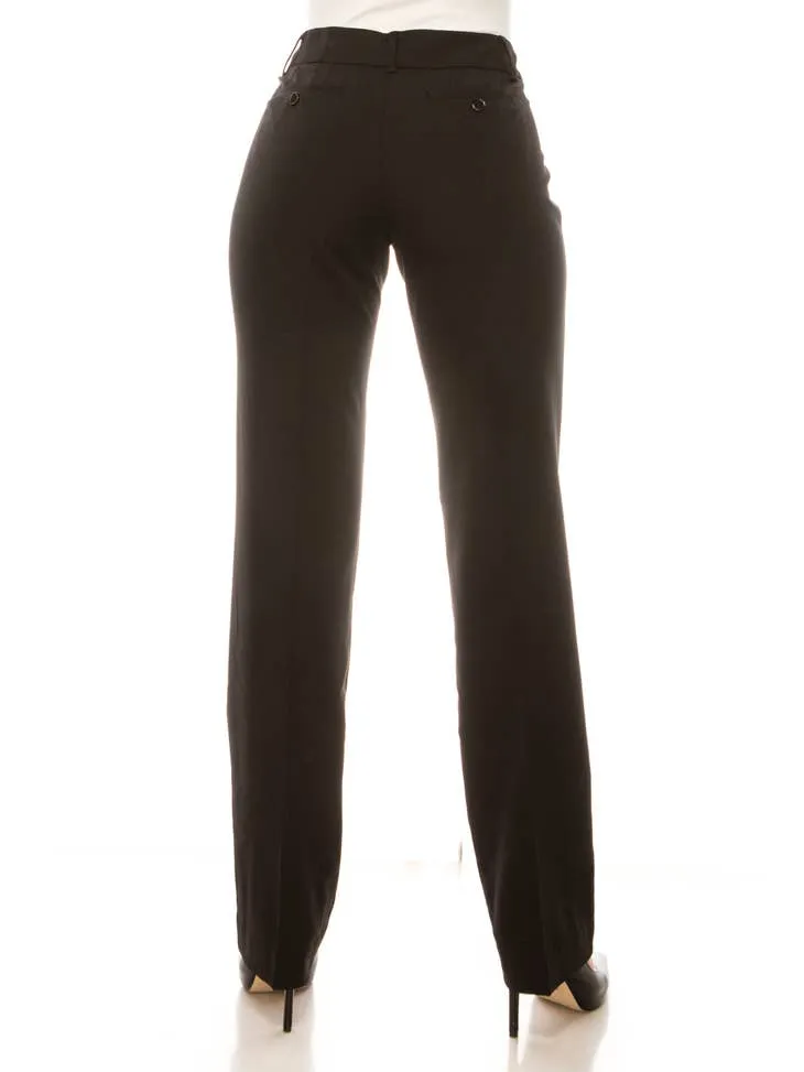 New Yorker's Apparel Straight Leg Zip Up Pants