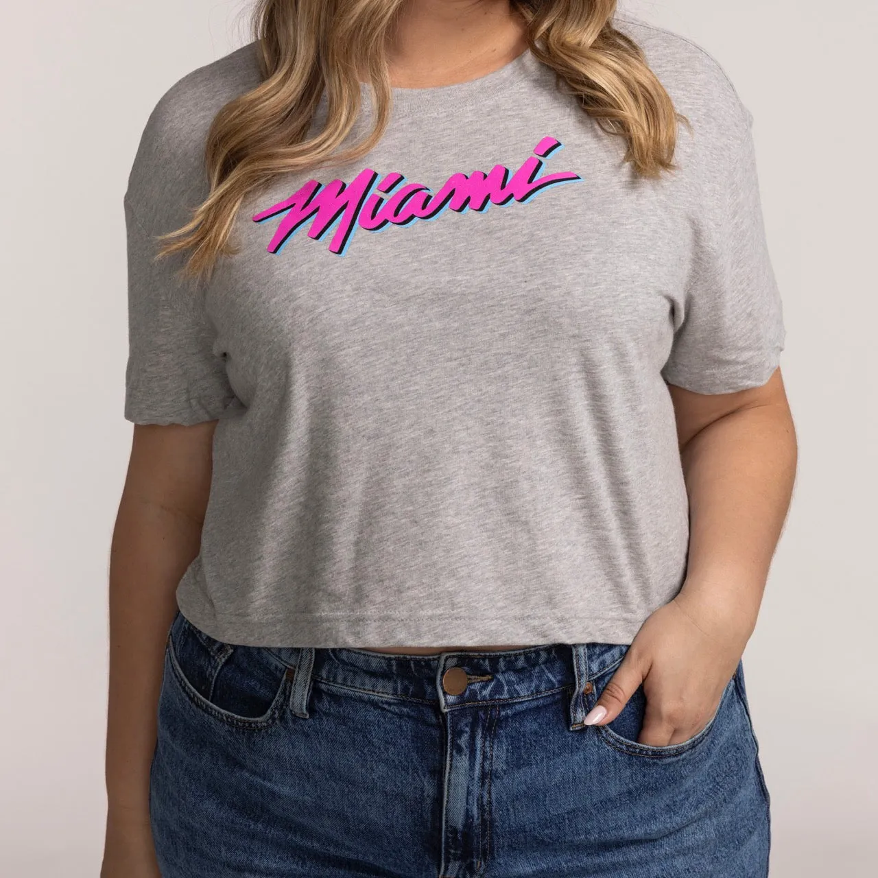 Nike Miami HEAT Original Vice Women's Cropped Tee