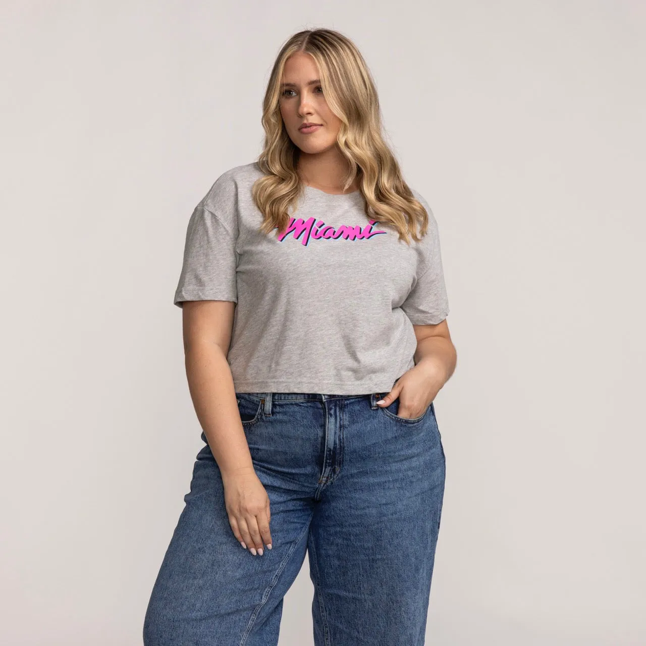 Nike Miami HEAT Original Vice Women's Cropped Tee
