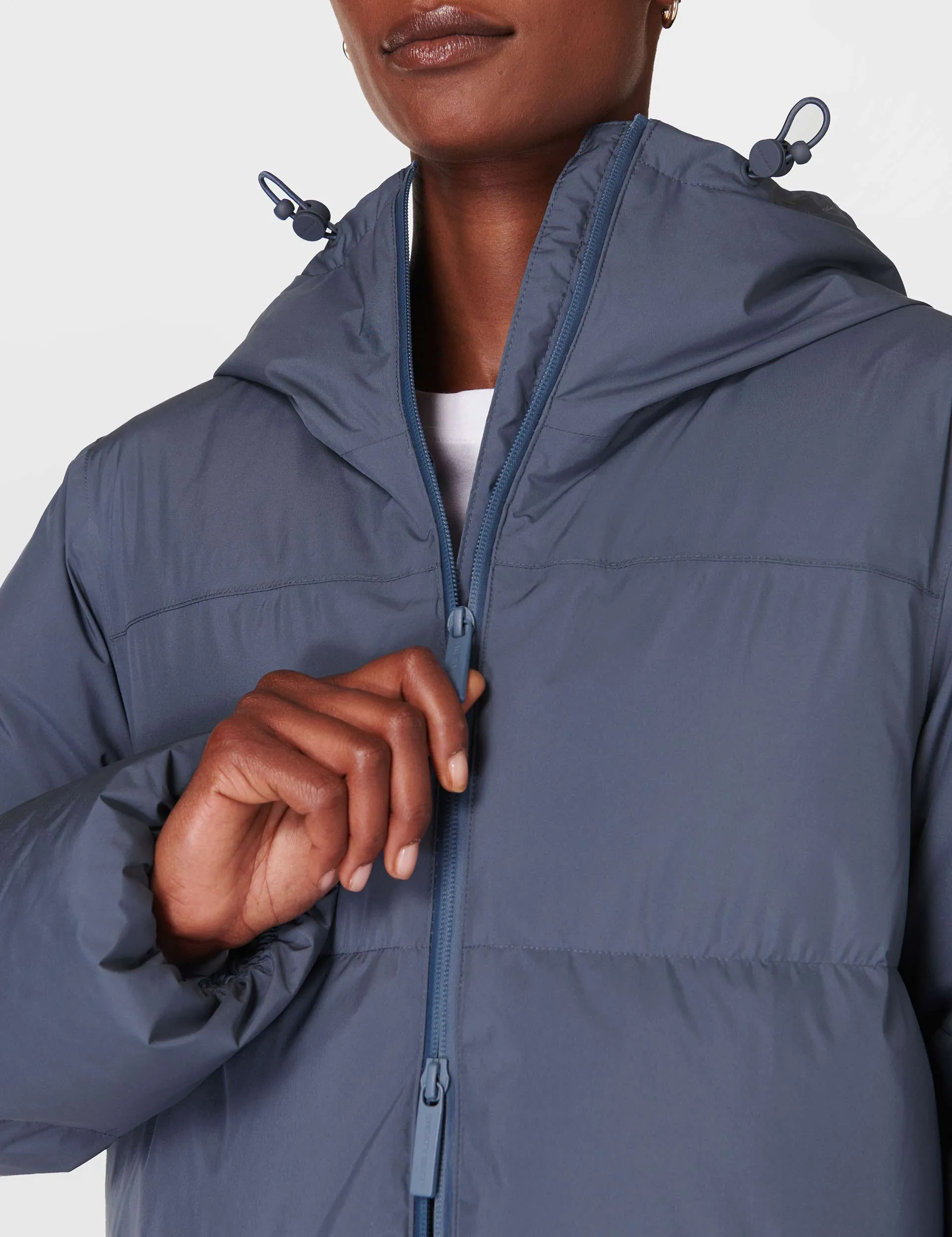 Nimbus Longline Puffer - Endless Blue