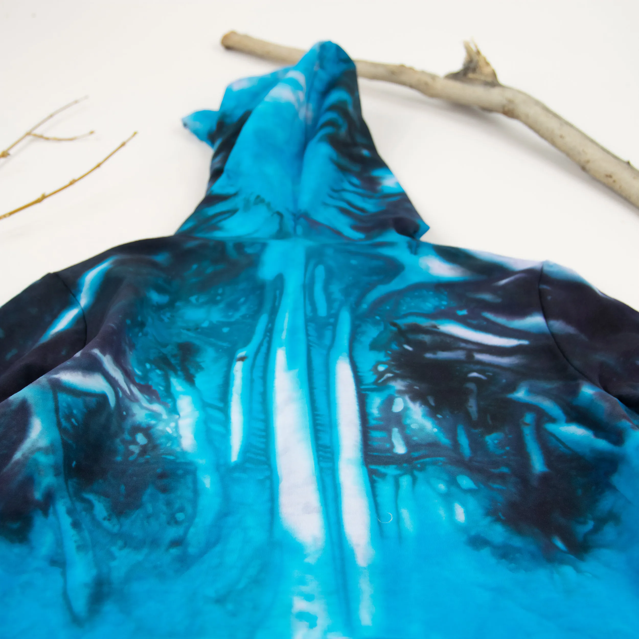 Nixie Tie Dye Hoodie Crop Top