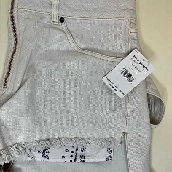 NWT- Free People zip up overalls - Size 8