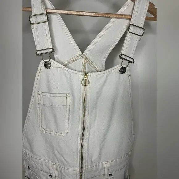 NWT- Free People zip up overalls - Size 8