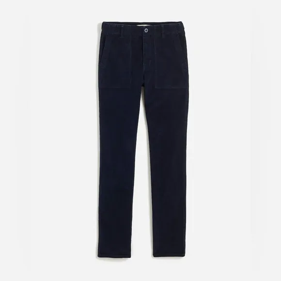 NWT Madewell The Tall Slim Straight Trouser Pant in Garment Dye Corduroy