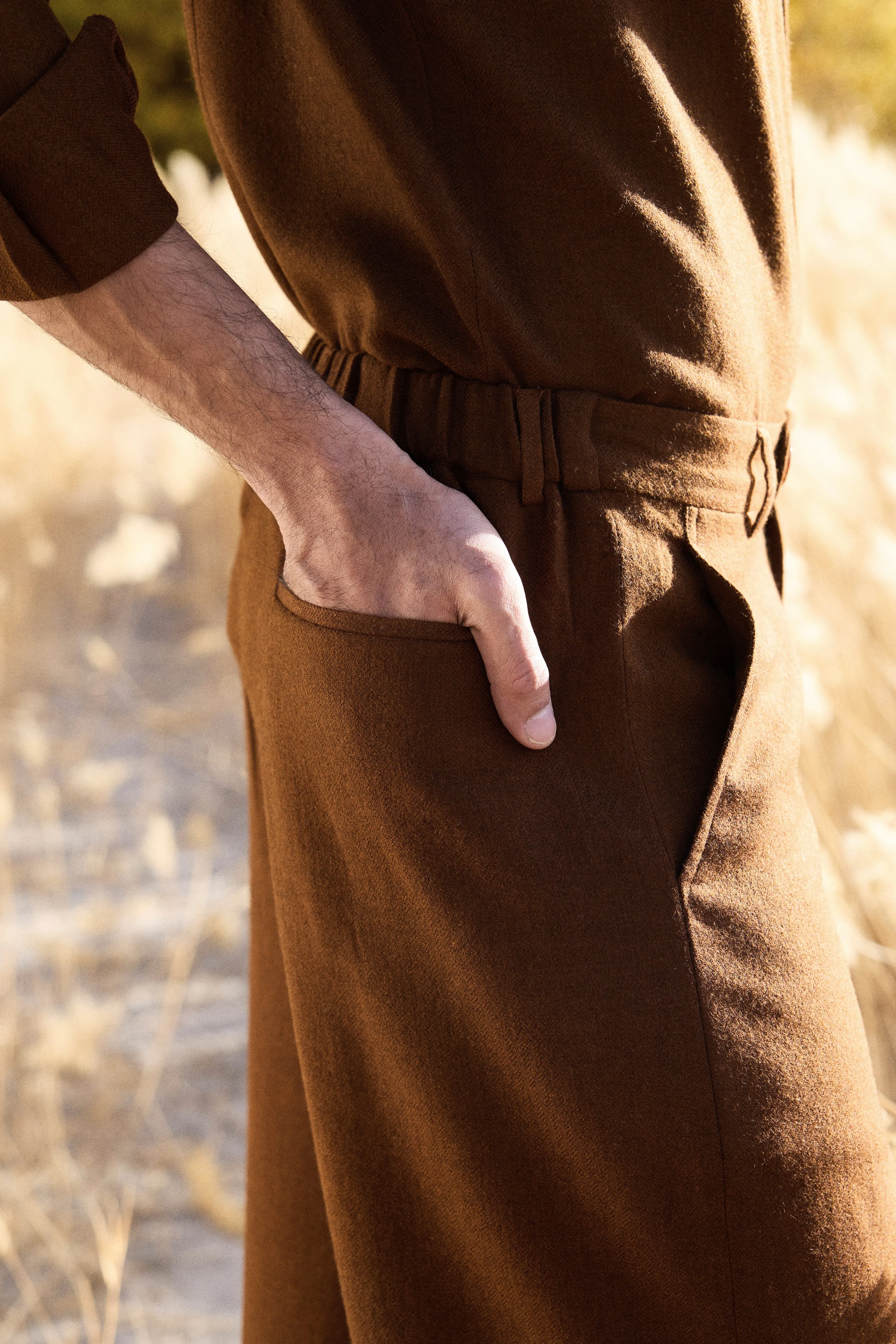 Nyoma Woollen Pants- MAN (Maple)