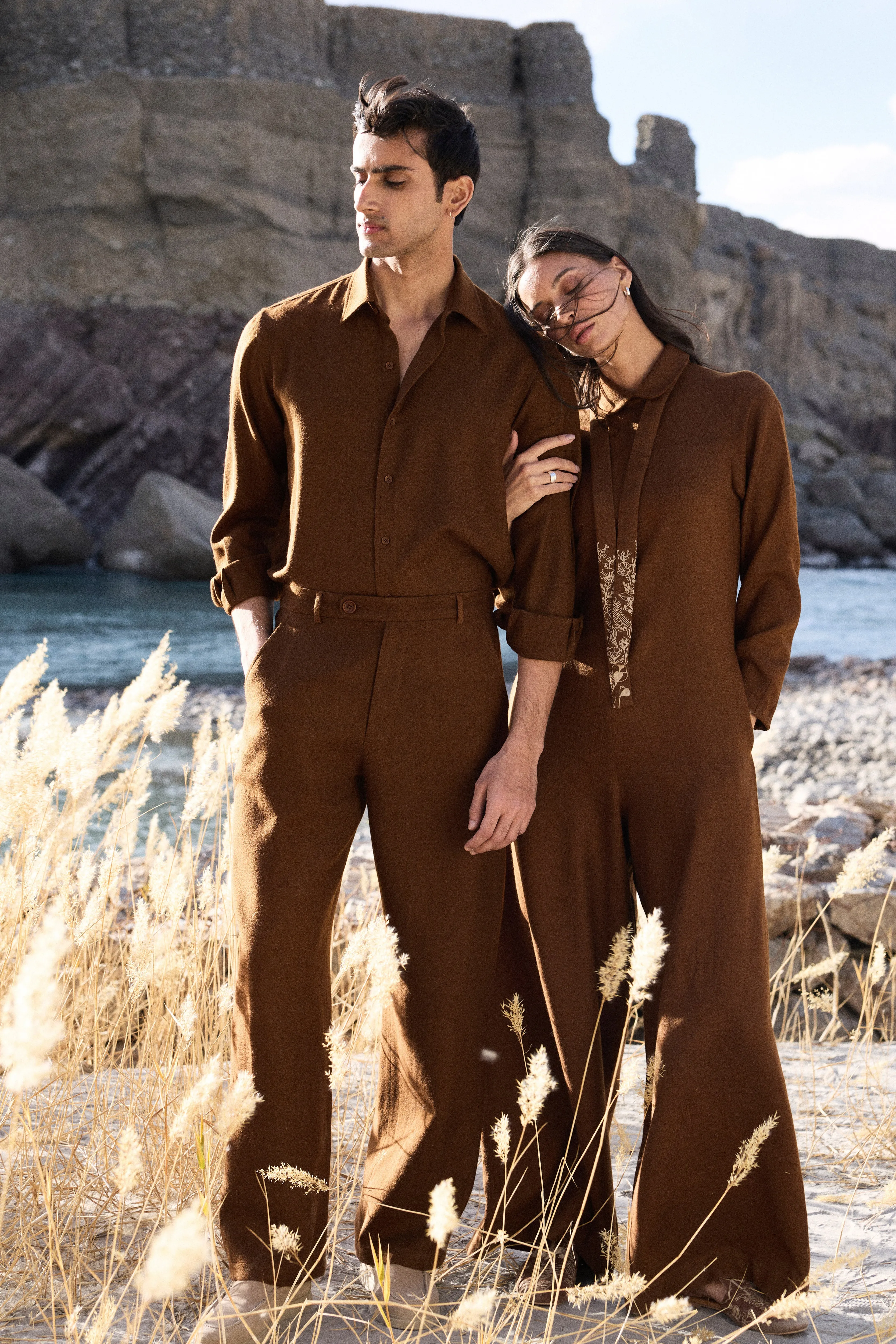 Nyoma Woollen Pants- MAN (Maple)