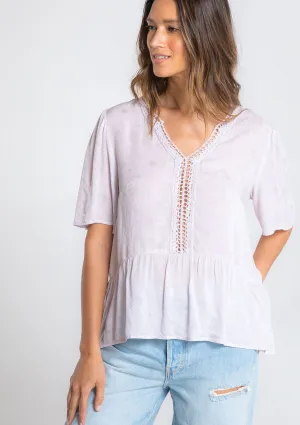 Ocean Eyes Lattice Trim Top
