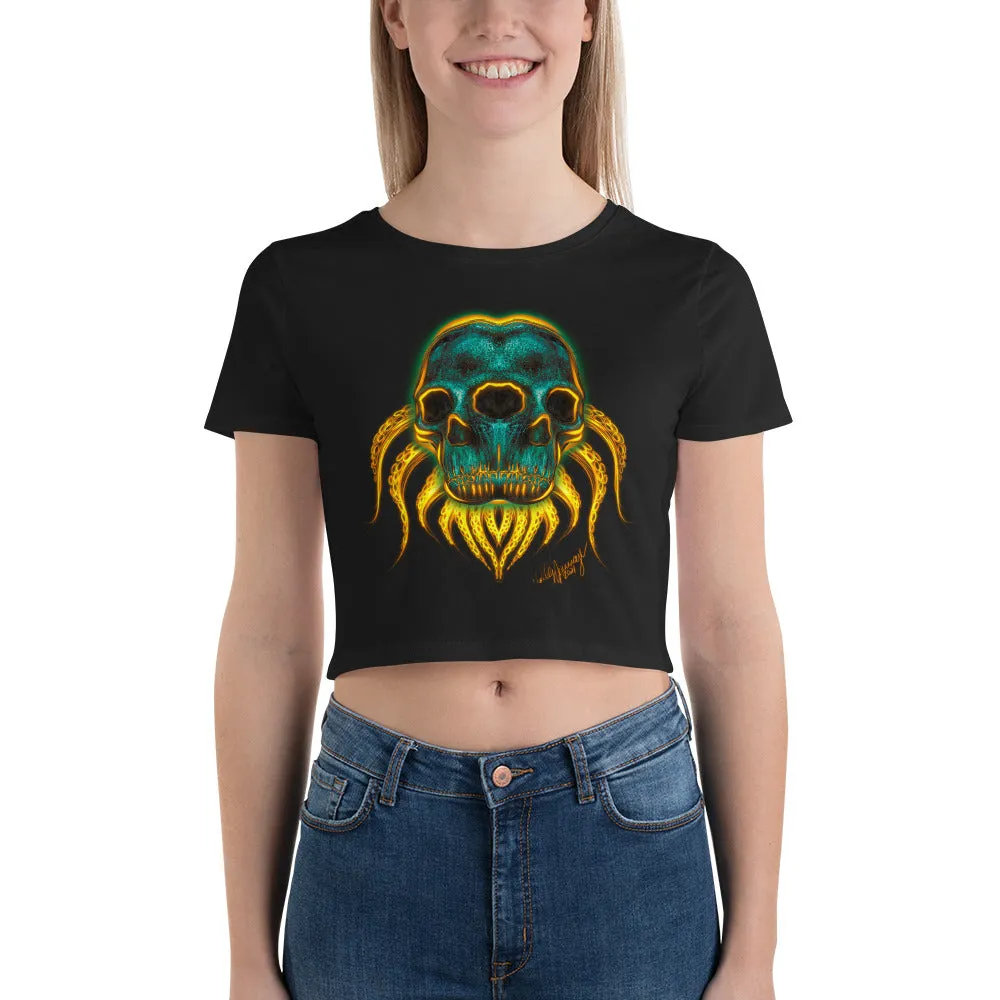 Octo Skull Crop Tee