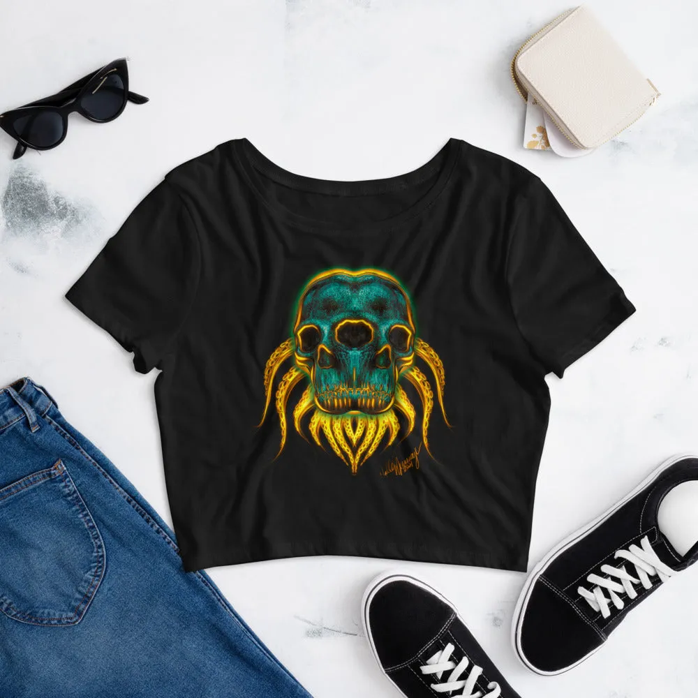 Octo Skull Crop Tee