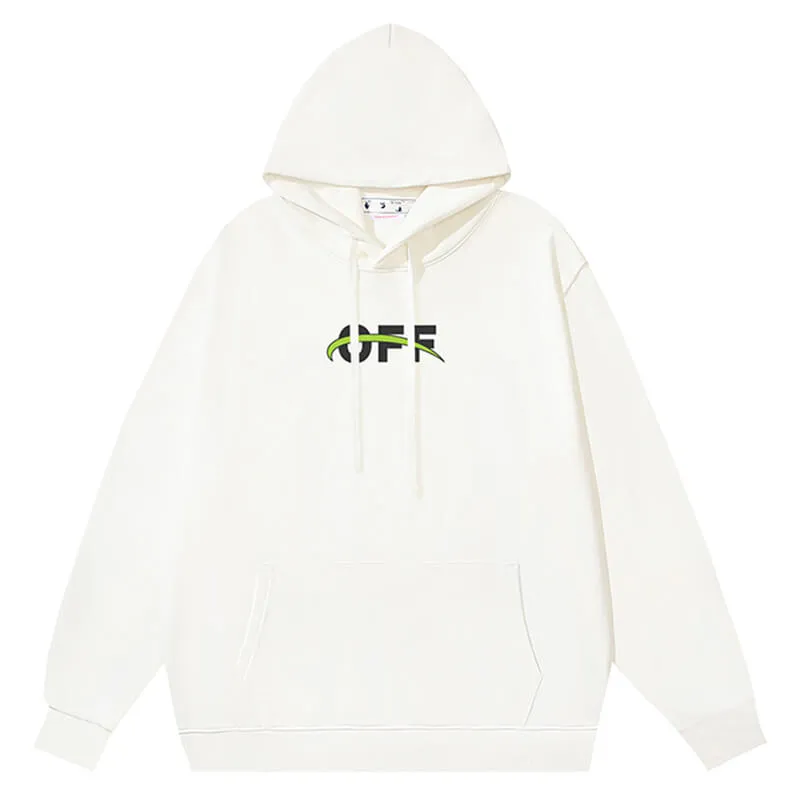Off White Logo Hoodies
