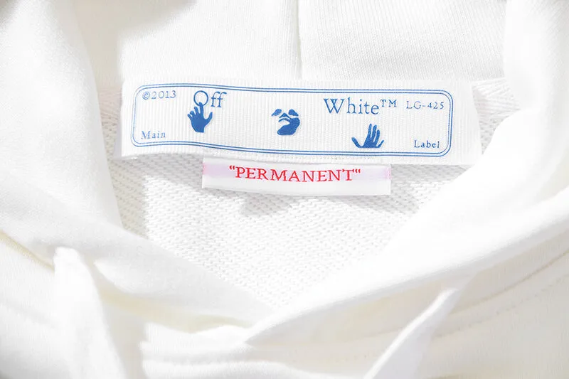 Off White Logo Hoodies