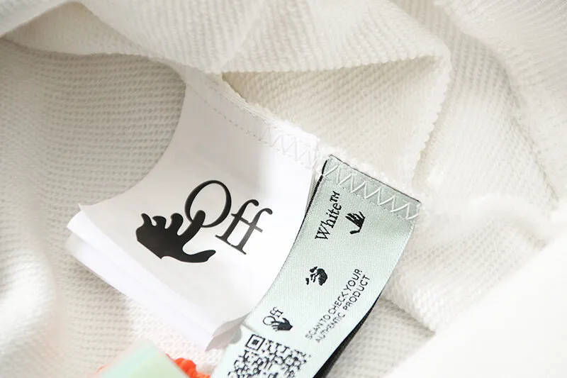 Off White Logo Hoodies