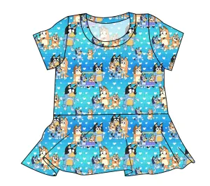 Oh Biscuits! Ladies' Peplum Top