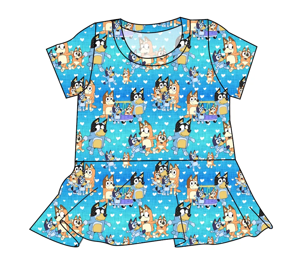 Oh Biscuits! Ladies' Peplum Top