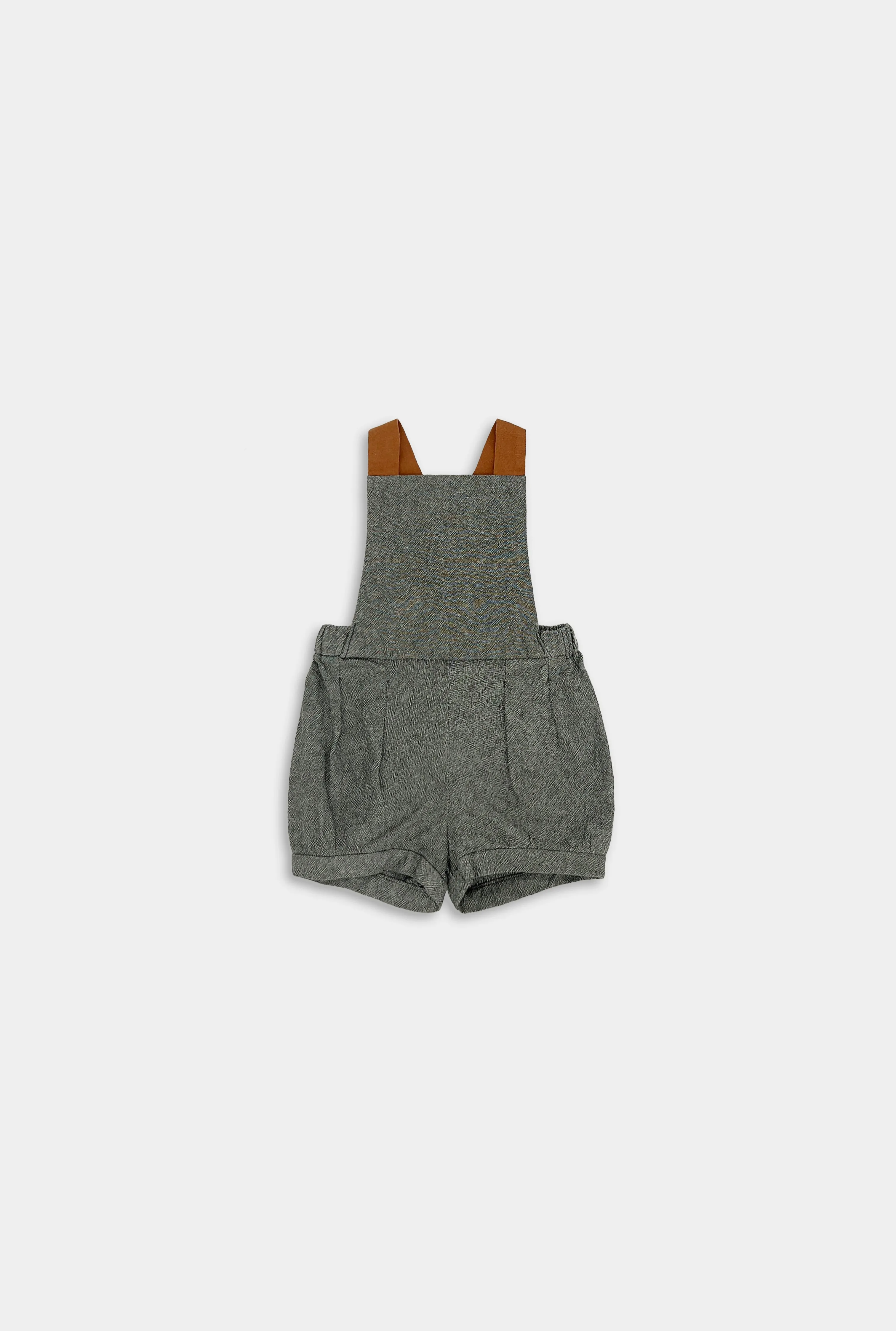 Olive Green Short Overalls