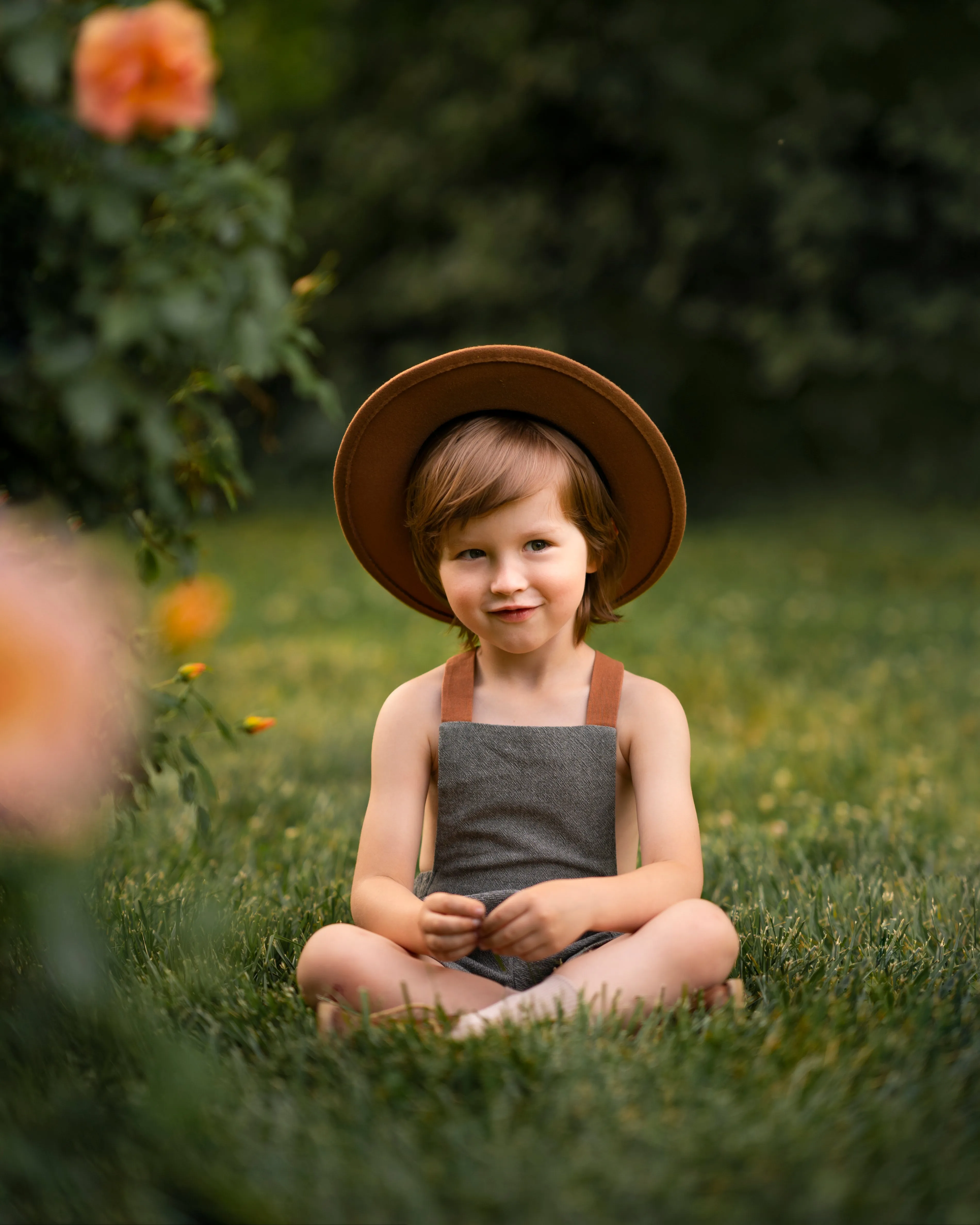 Olive Green Short Overalls