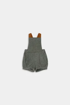 Olive Green Short Overalls