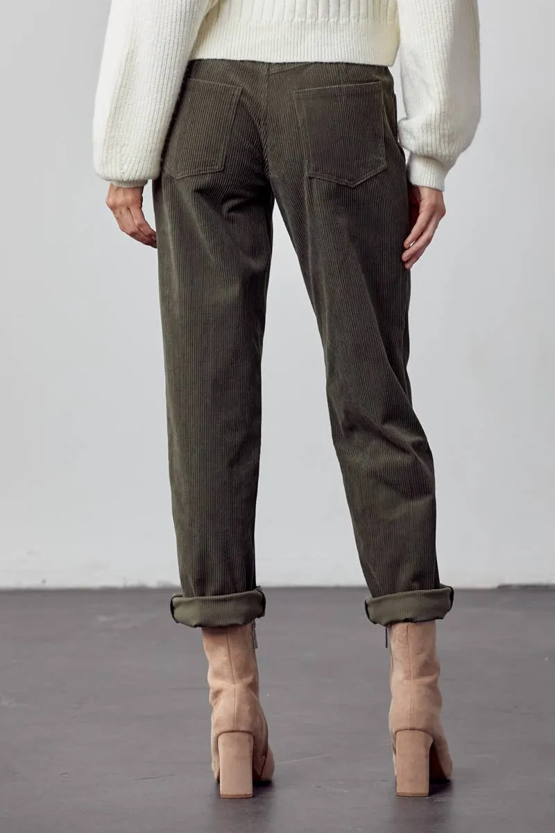 OLIVE YOU CORDUROY PANTS
