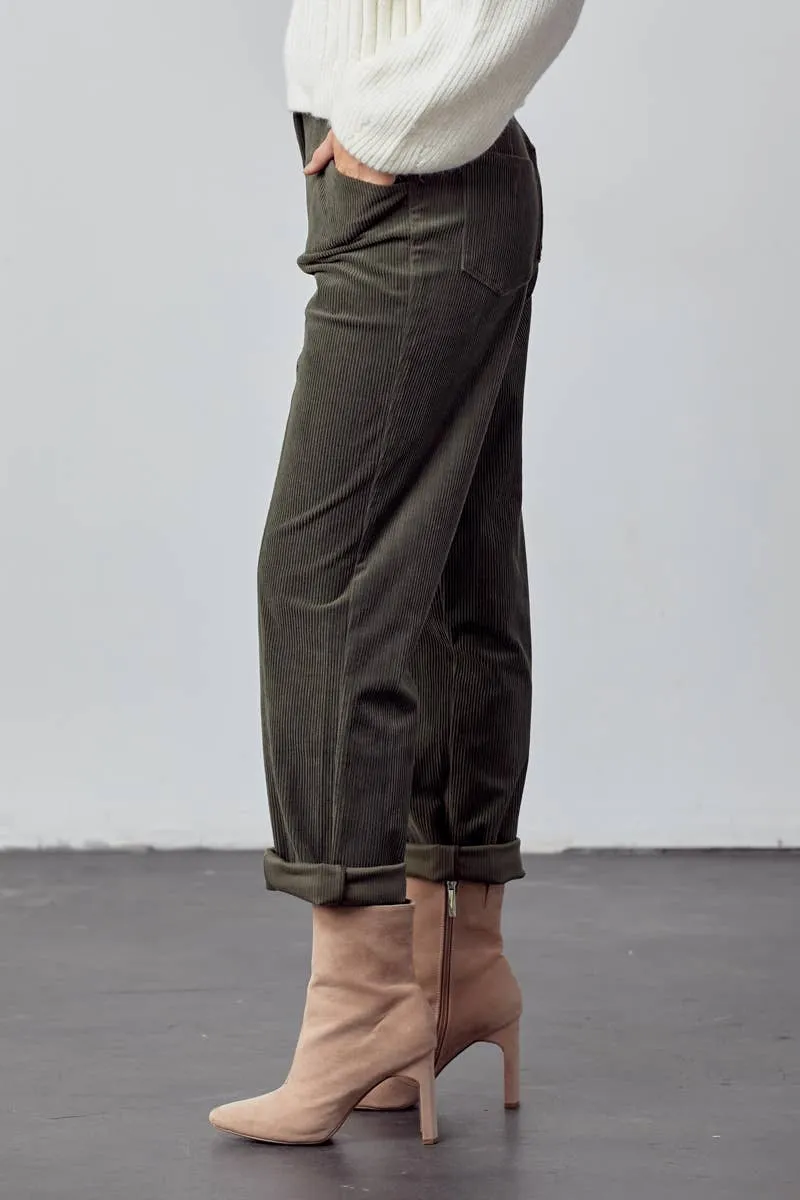 OLIVE YOU CORDUROY PANTS