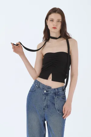 Olivia Ruched Bandeau Top