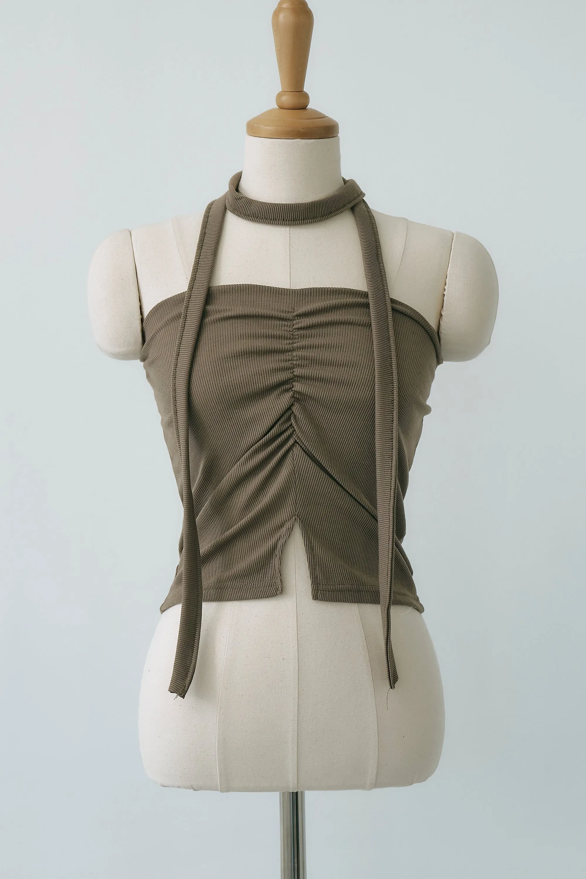 Olivia Ruched Bandeau Top
