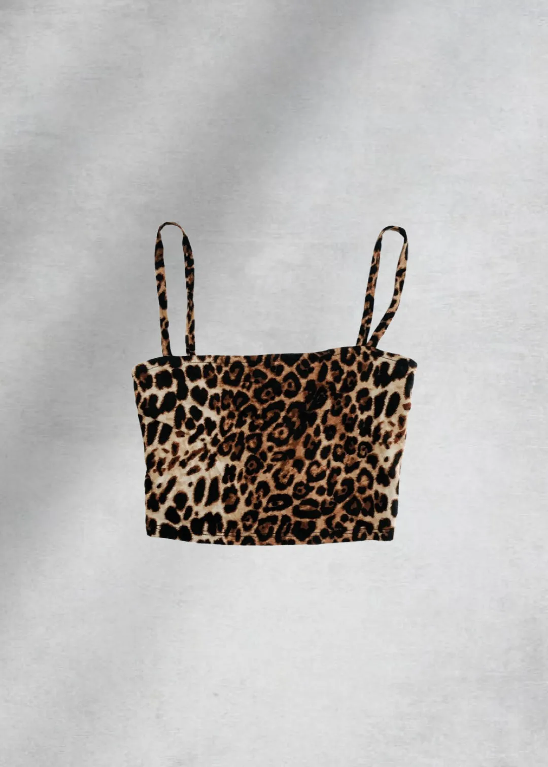 Olympia Leopard Cami Crop Top