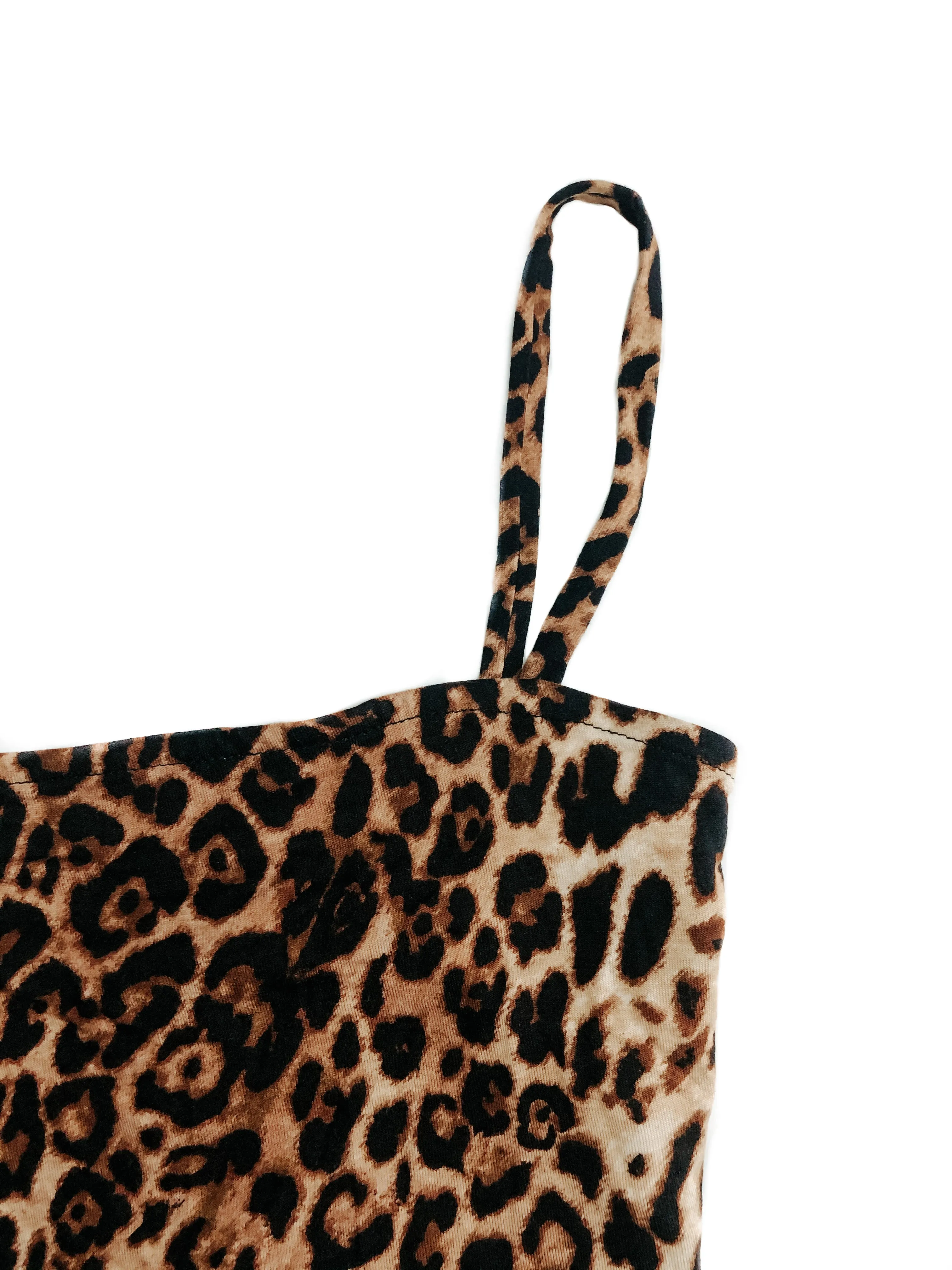 Olympia Leopard Cami Crop Top