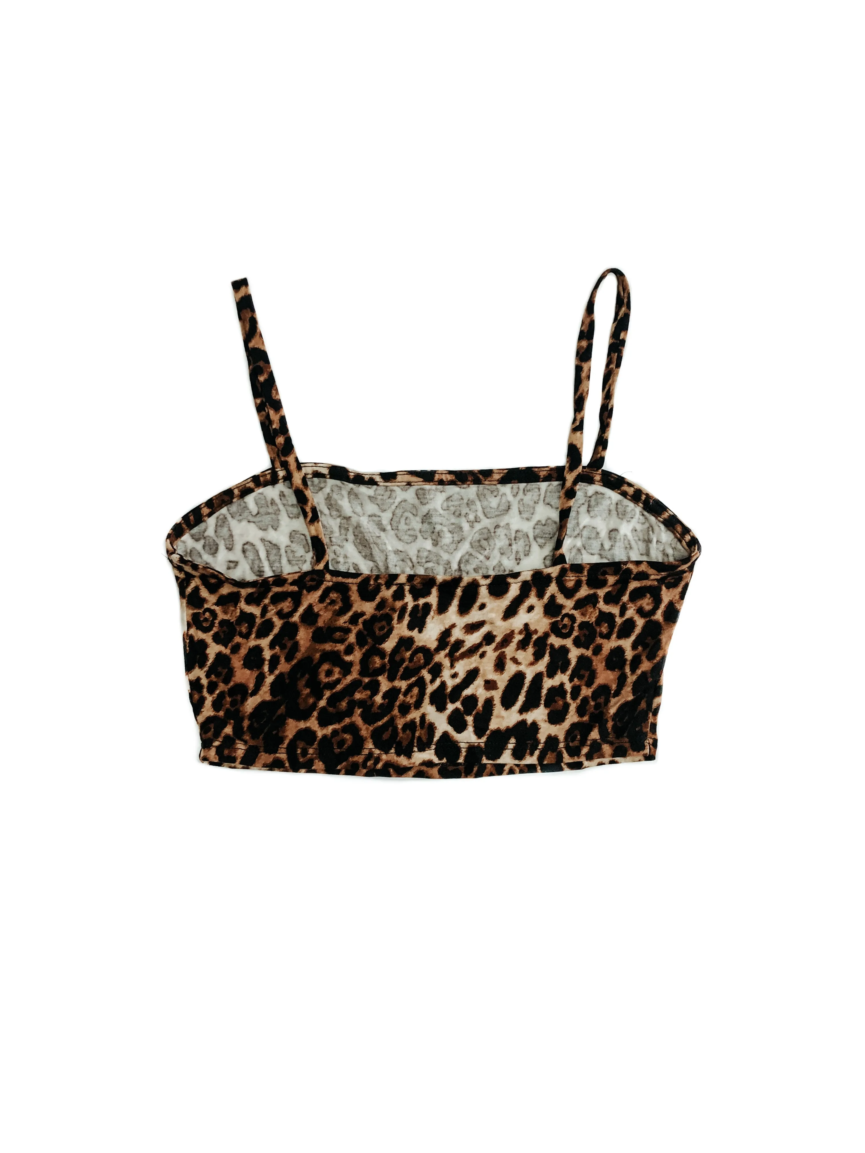 Olympia Leopard Cami Crop Top