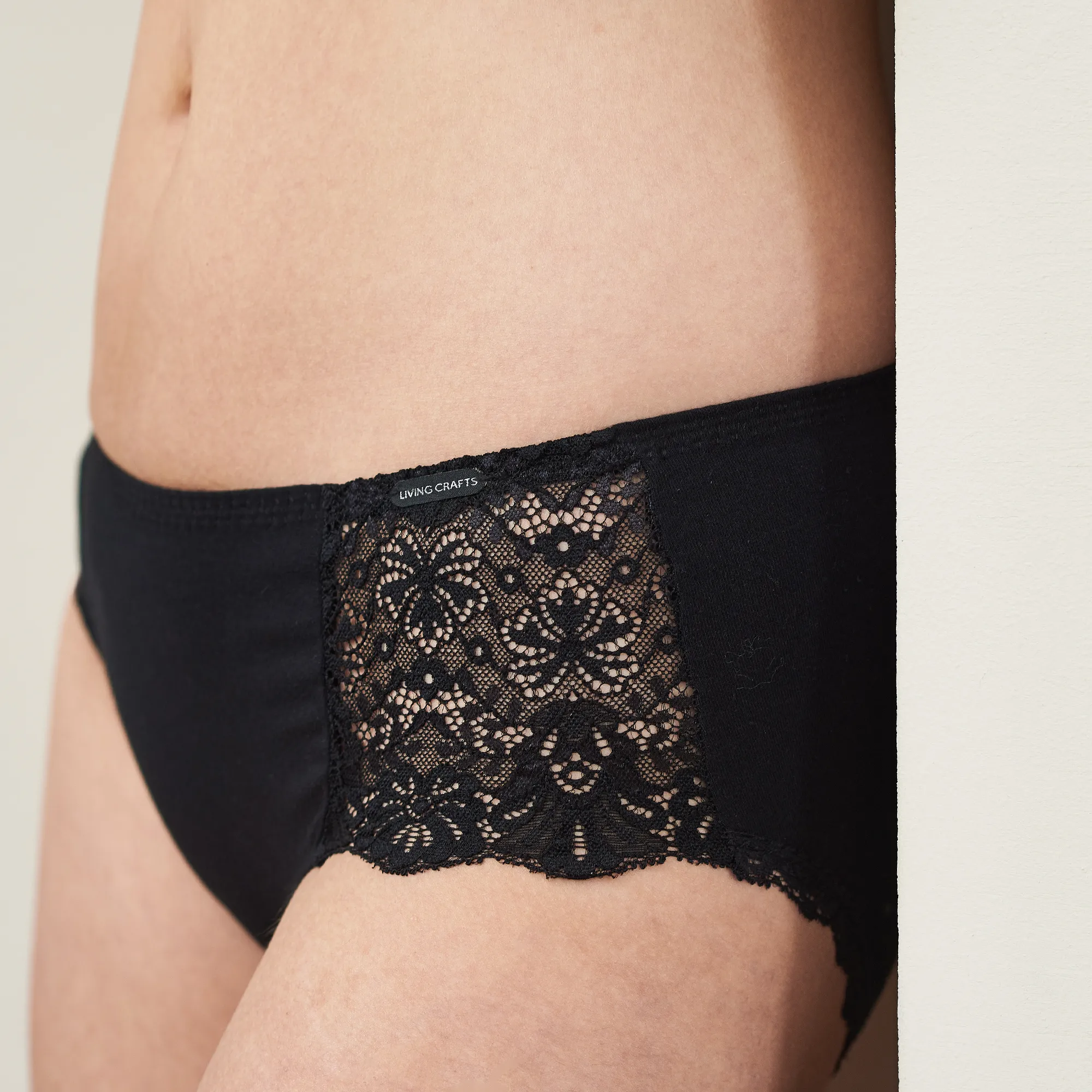 Organic Side Lace Briefs