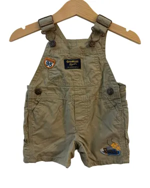 Oshkosh tan short dungarees
