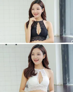 Pack of 2 Sexy Lace Tube Top Bandeau Crop Stretch Bra