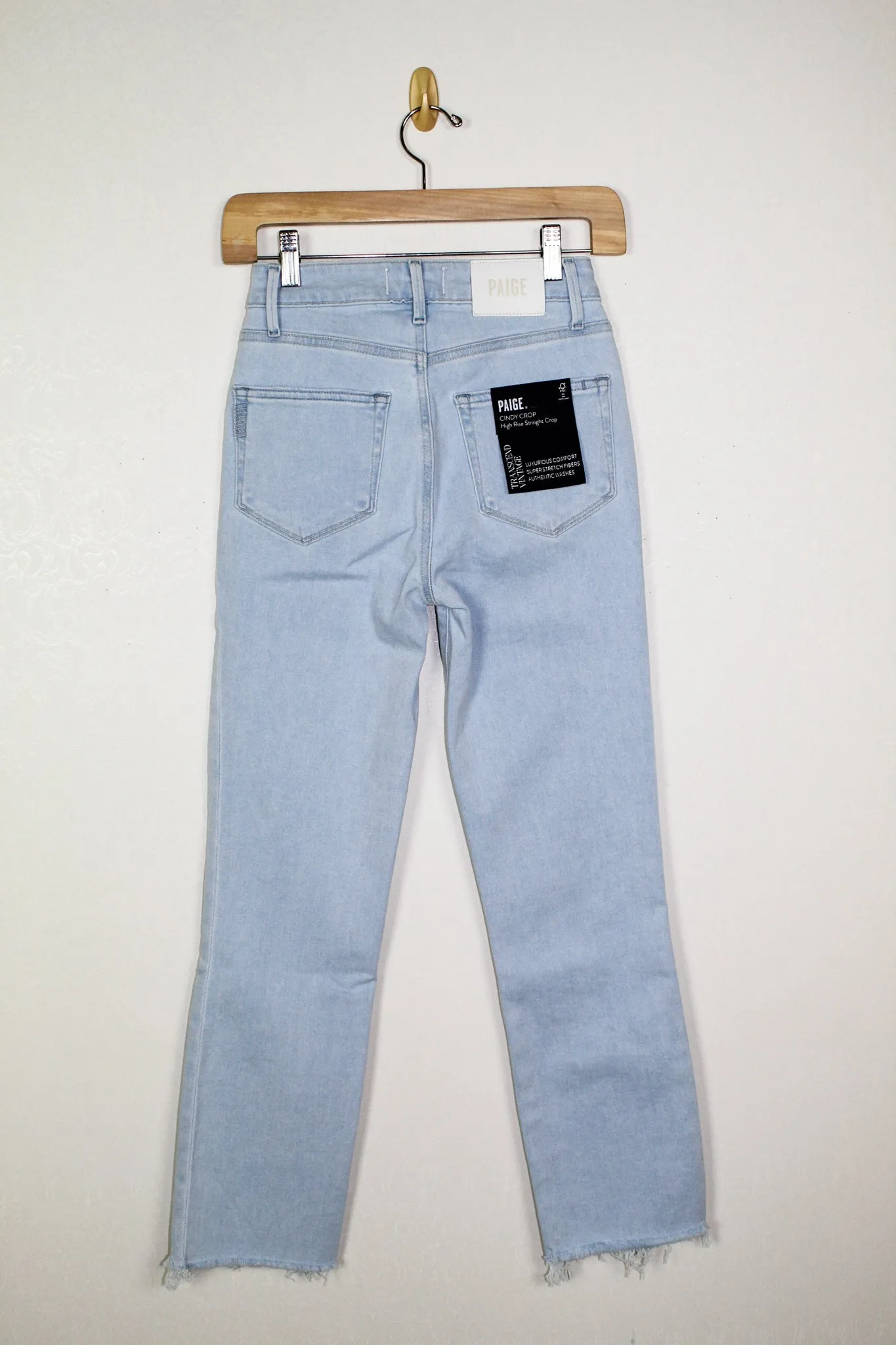 Paige Cindy Crop W/Live Hem