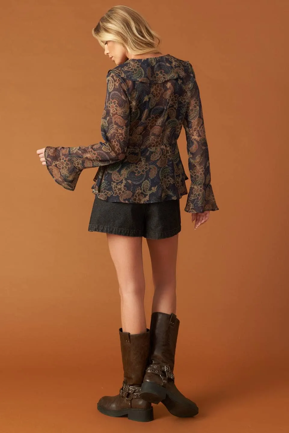 Paisley Pattern Blouse