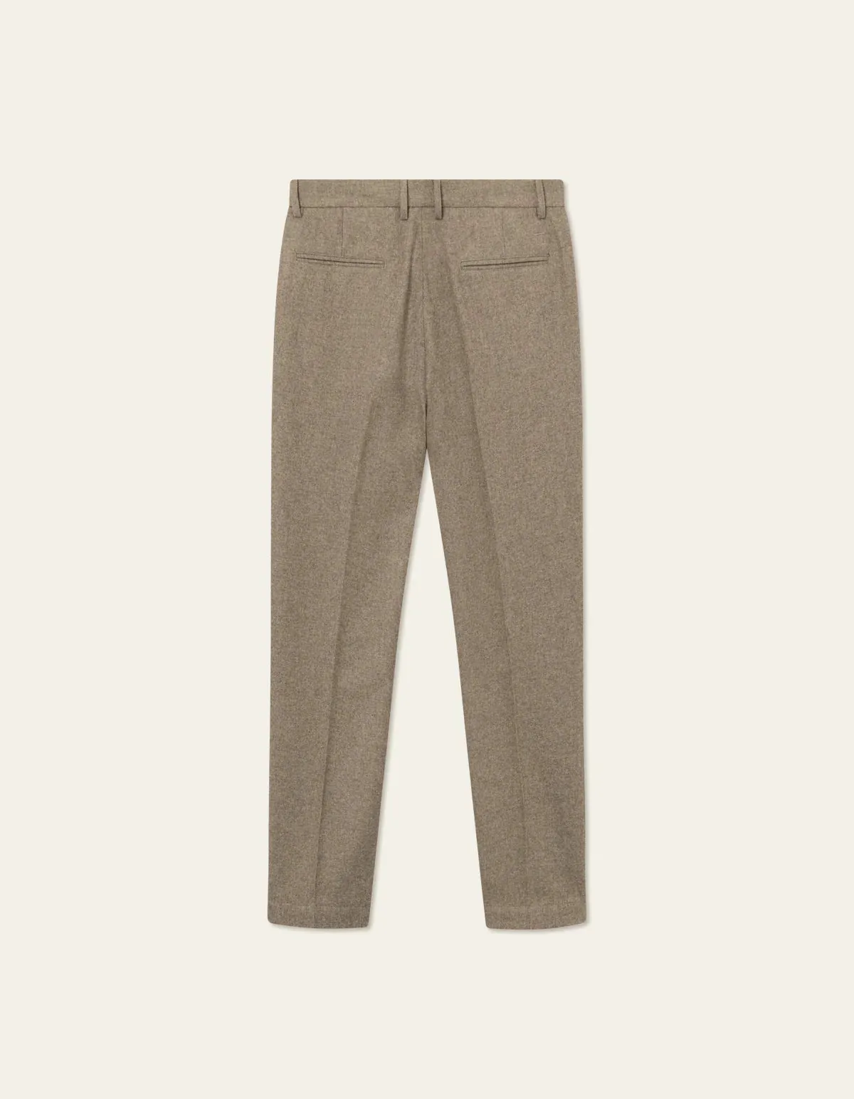 Pantalon COMO REG WOOL SUIT PANTS Desert Taupe Melange