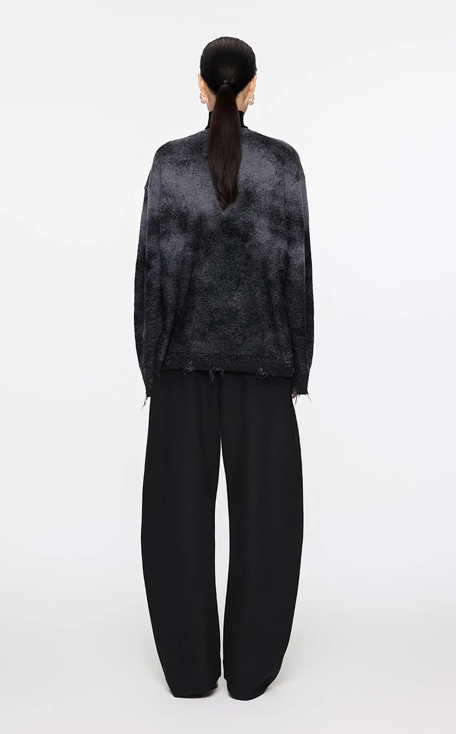 Pants / JNBY Elasticated-Waist Wool Track Pants
