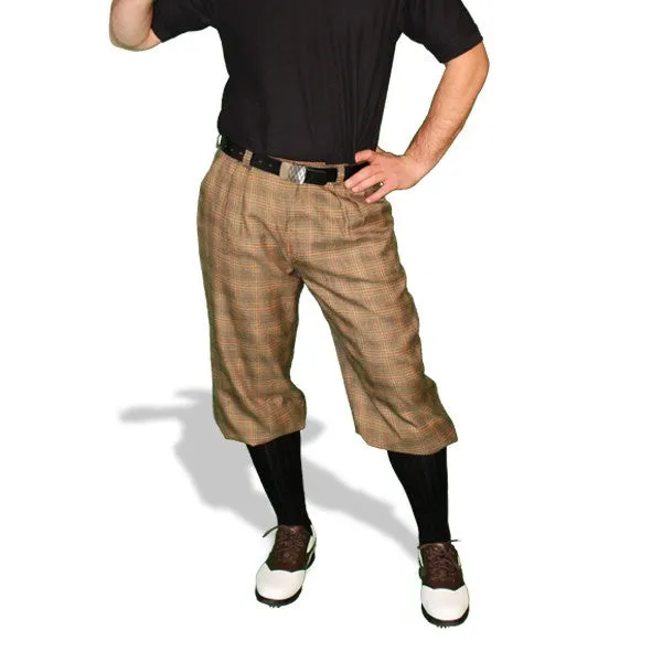 'Par 5' Mens Wool Golf Plus Fours Knickers & Cap | Scottsdale