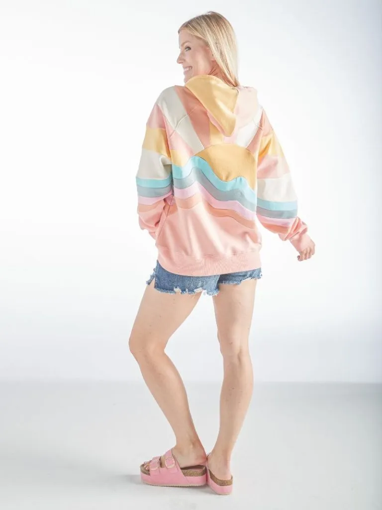 Patch Hoodie by Simply Southern - Sun (Ships Late March)