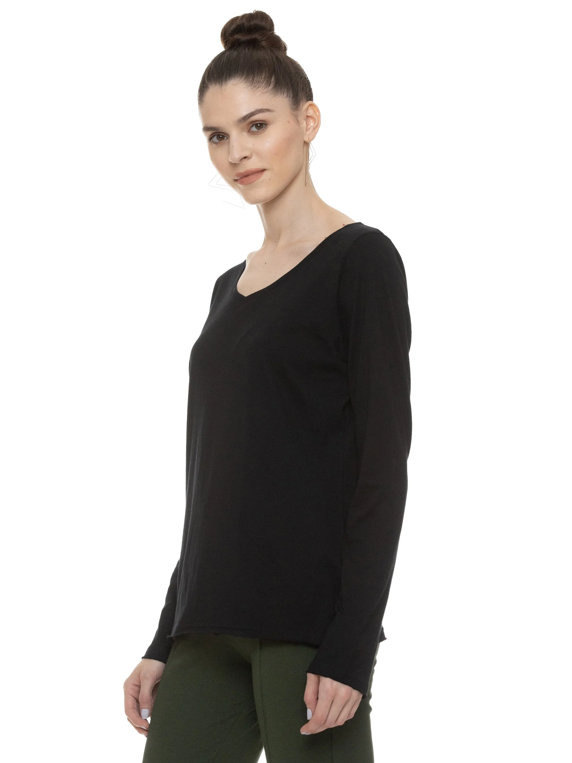 Patricia Long Sleeve Tee (Black)