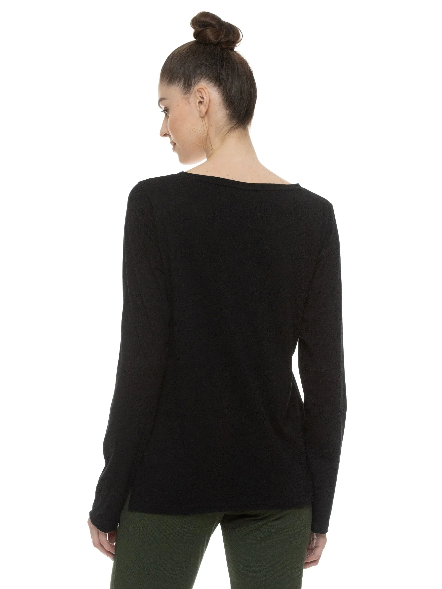 Patricia Long Sleeve Tee (Black)
