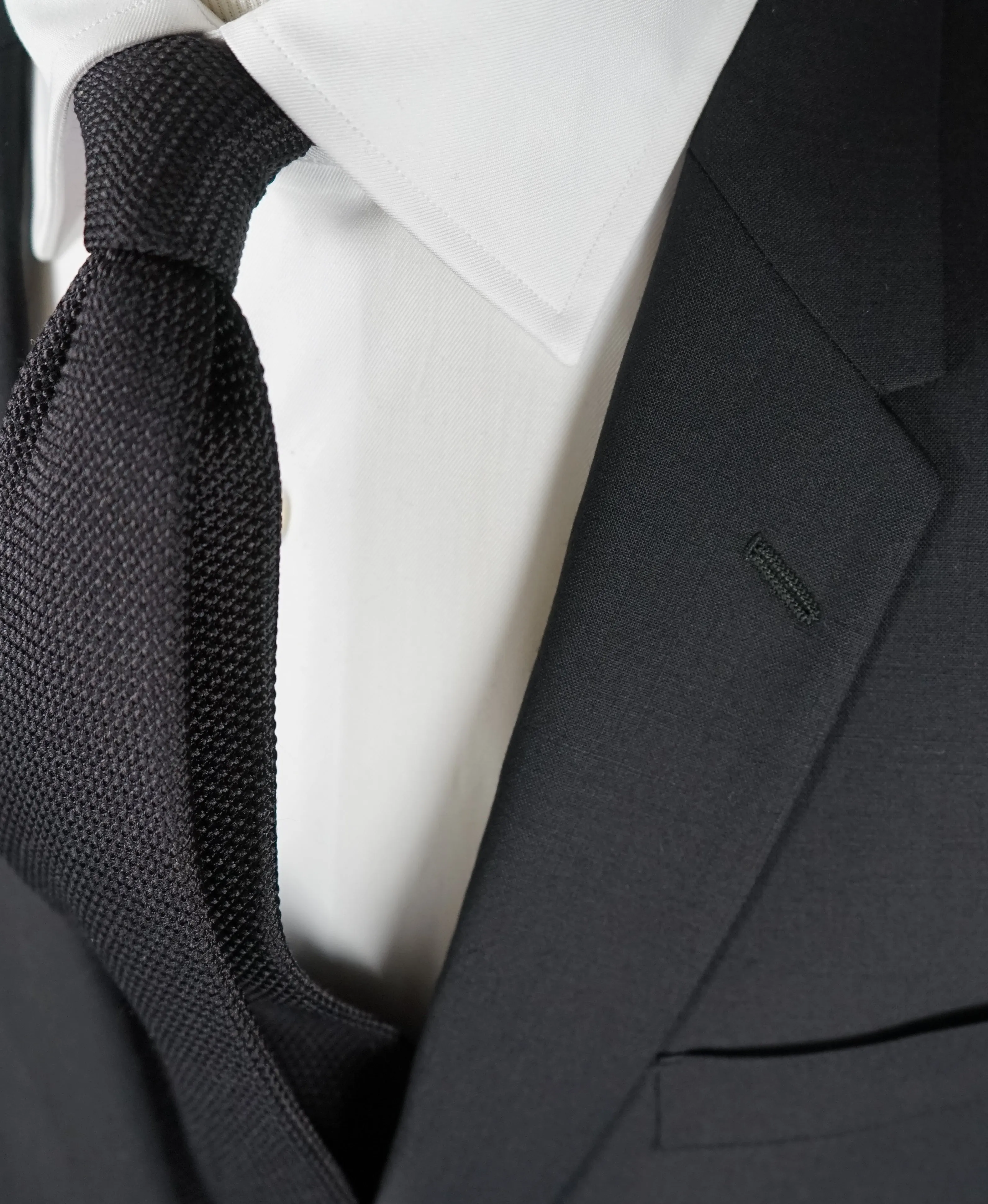 PAUL SMITH - 2-Button Wool “The Kensington” Black Suit- 40R