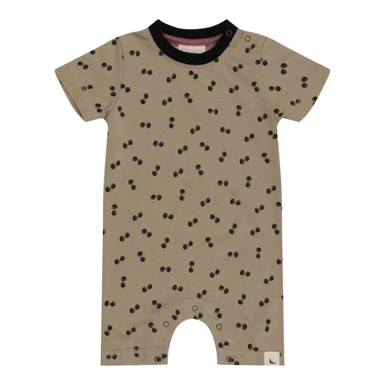 Peapod Print Shortie Romper by Turtledove London