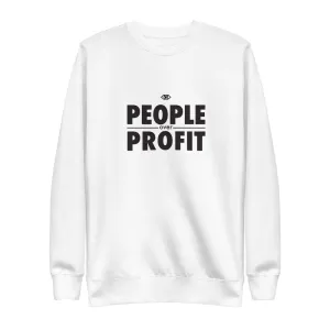 People over Profit Unisex Fleece Pullover