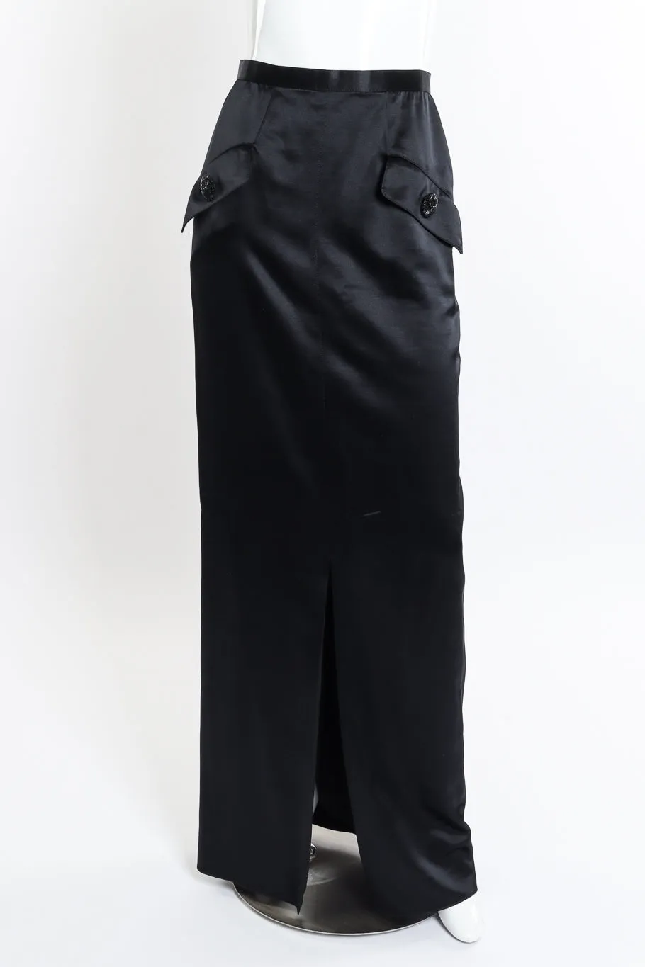 Peplum Vest and Maxi Skirt Set