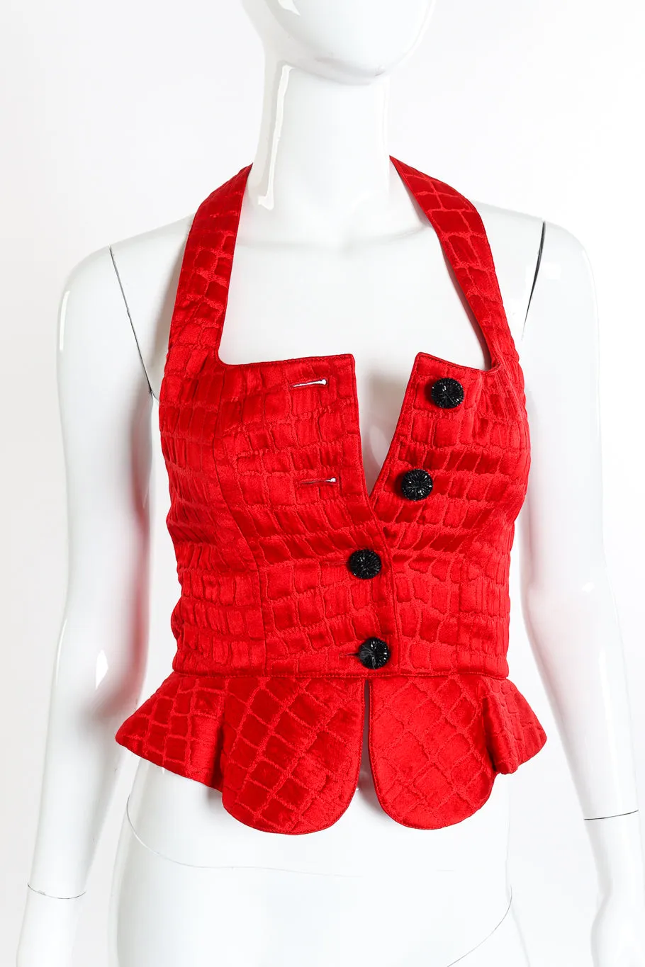 Peplum Vest and Maxi Skirt Set
