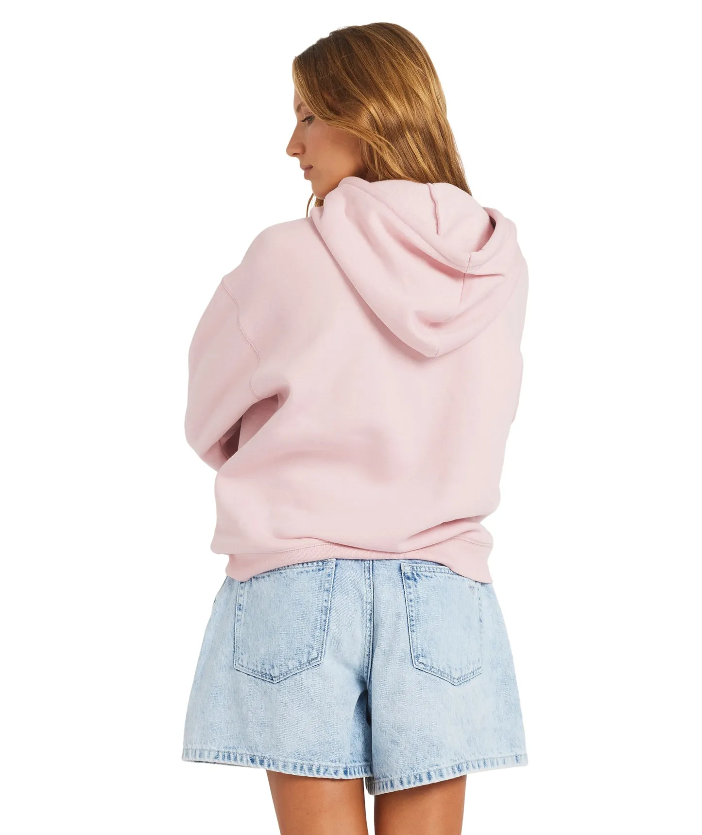 Perfect Place Brushed Hoodie - Bleached Mauve