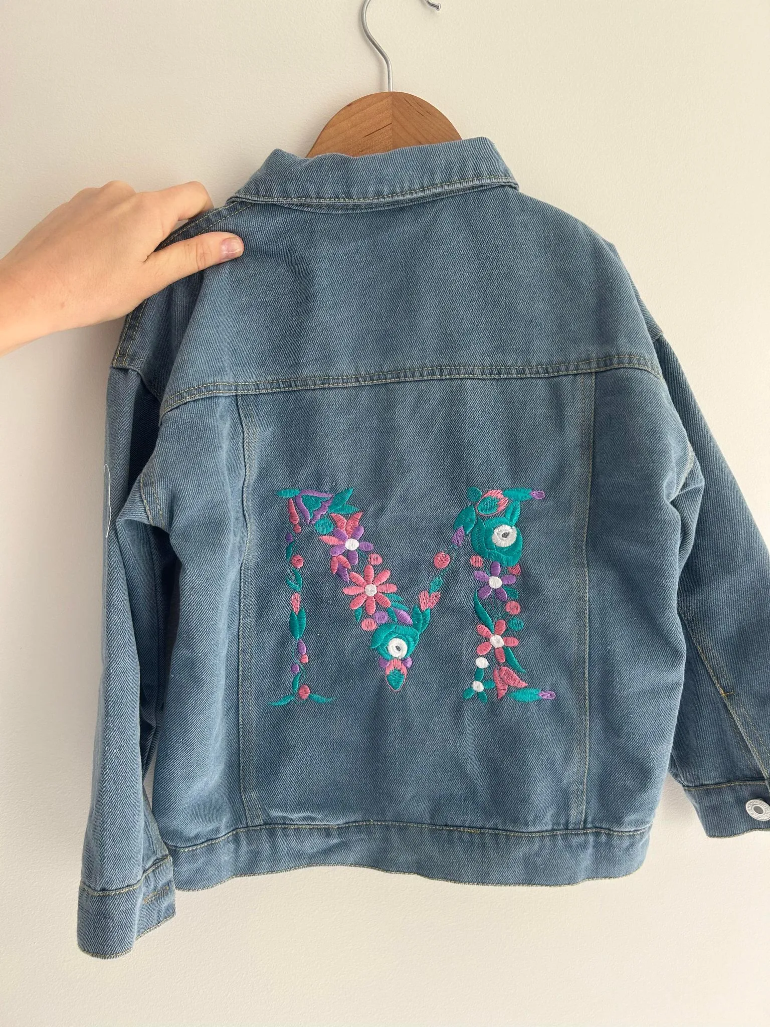 PERSONALISED Denim Jacket SIZE 3Y