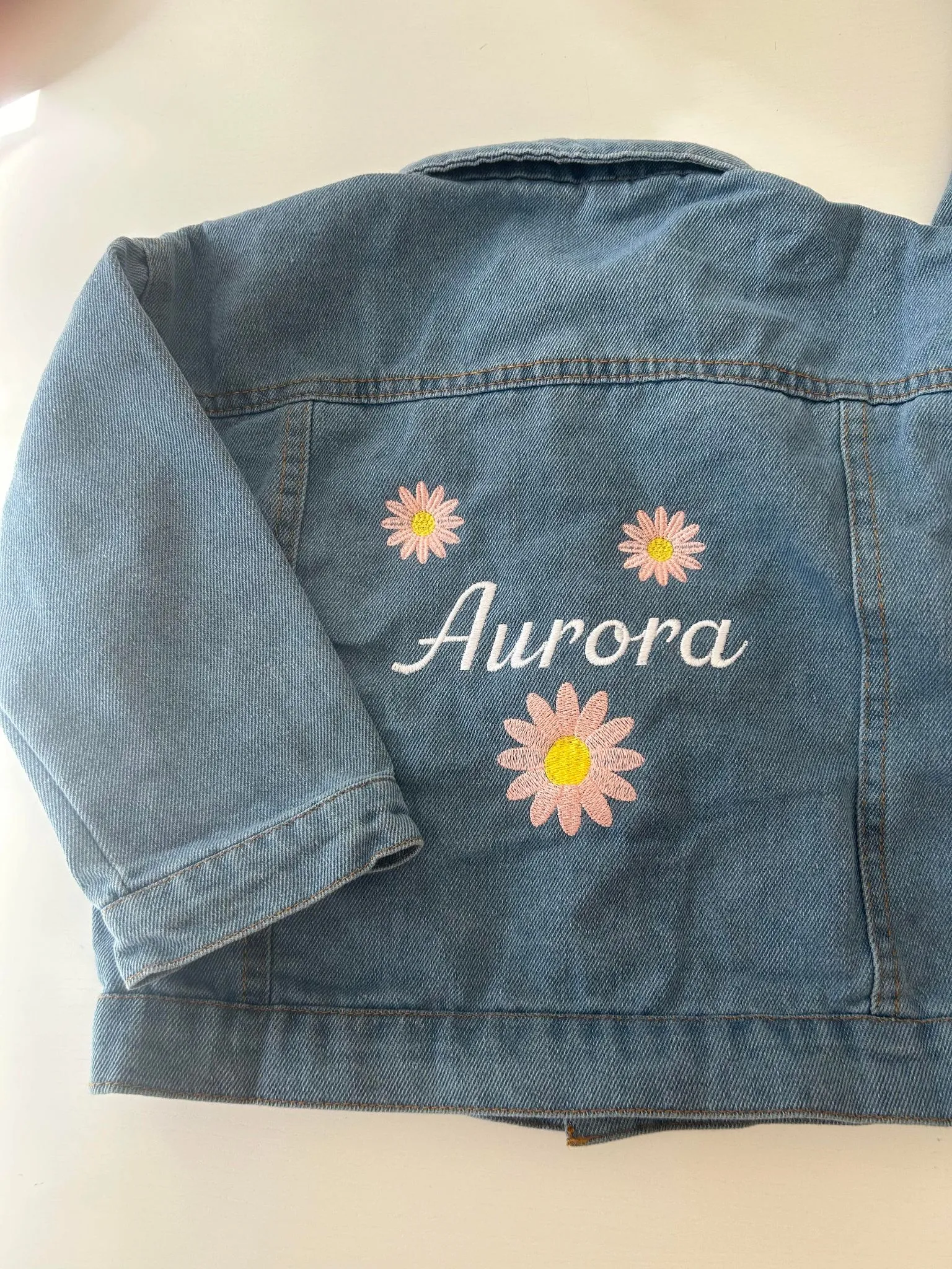 PERSONALISED Denim Jacket SIZE 3Y