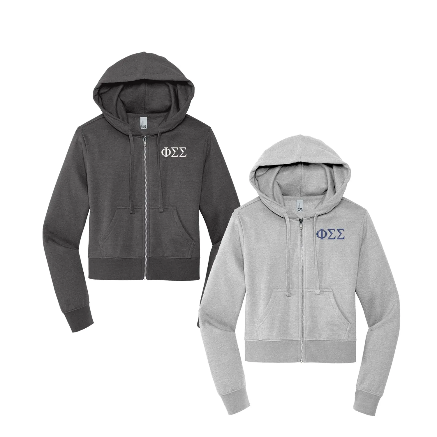Phi Sigma Sigma Zip Up Hoodie