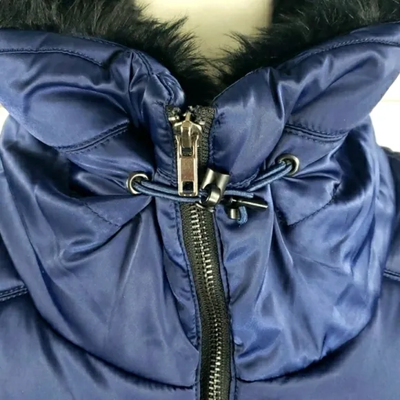 PHILOSOPHY JR. STUDIO Faux Fur Puffer Vest Size M